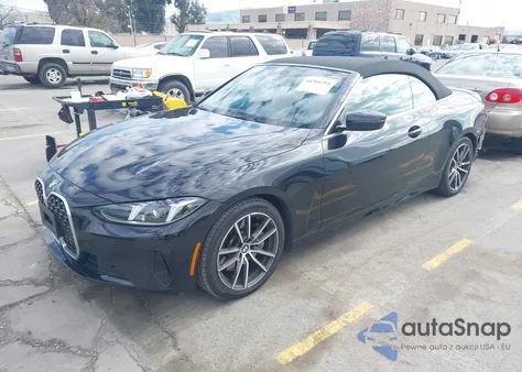 2025 BMW 430I из США, поврежденный, VIN WBA33DB04SCS92016